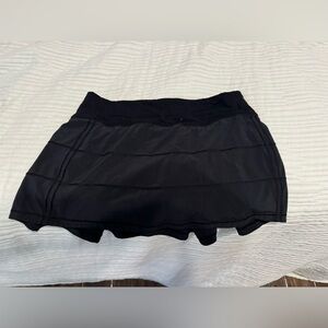 Black lululemon  Run Pace skirt